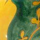 Lampe en céramique avec plat et vase assorti