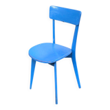 Blue bistro chair