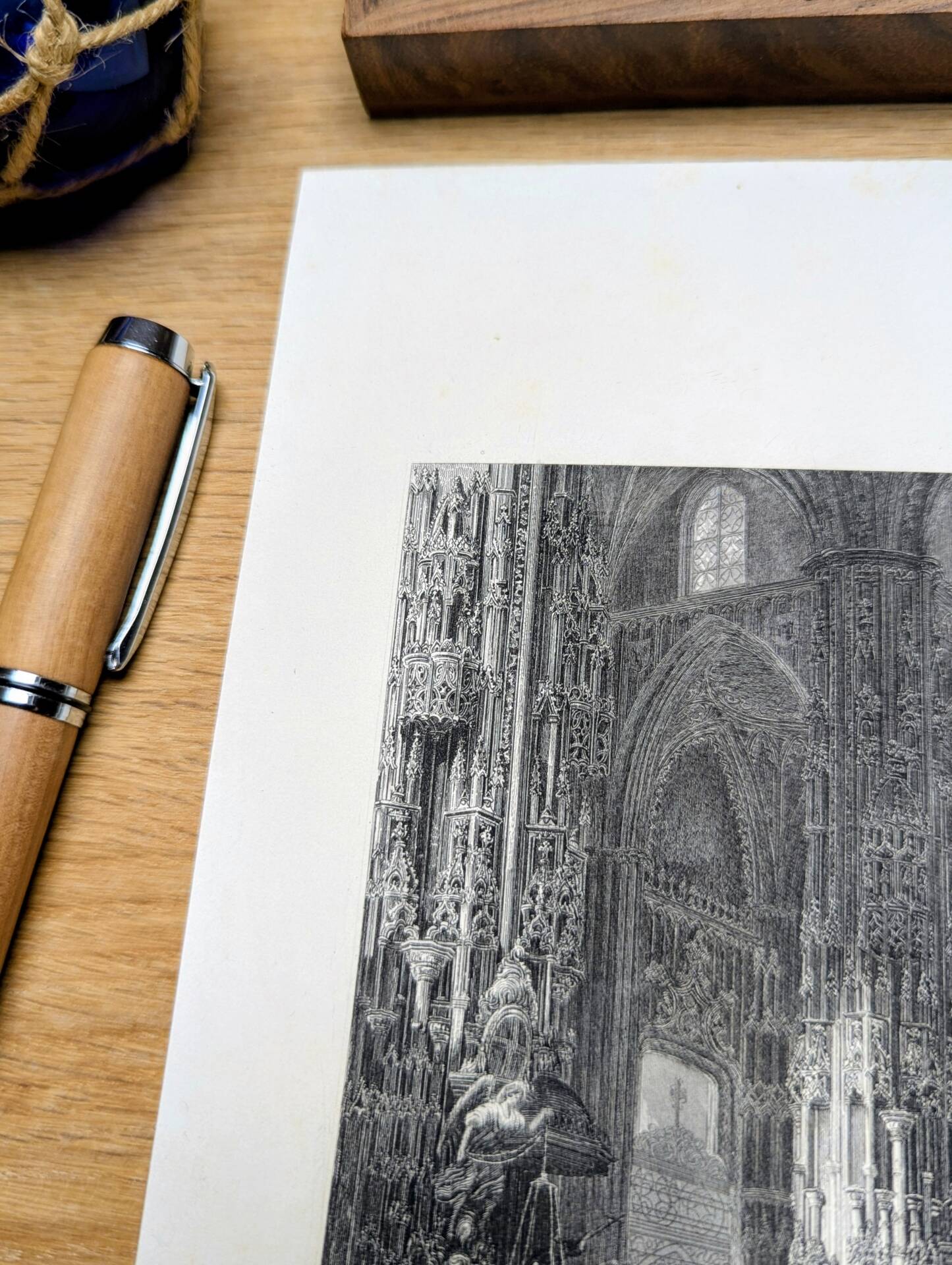 Cathédrale de Xerez, gravure, imprimée en 1841