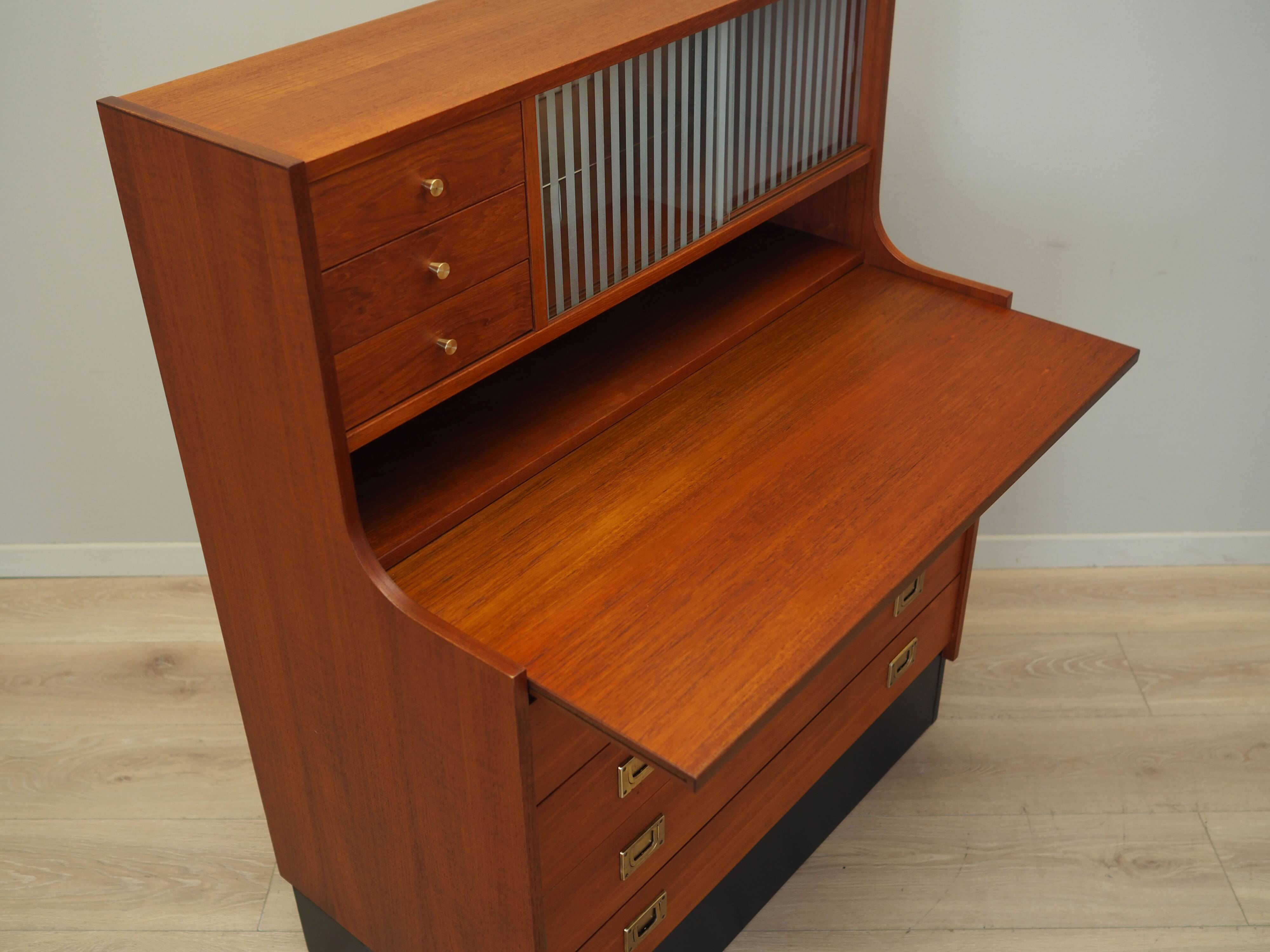 Teak secretary, Danish design, 1970s, production: Denmark