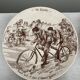 Set 6 assiettes thème Vélo manufacture St Clément