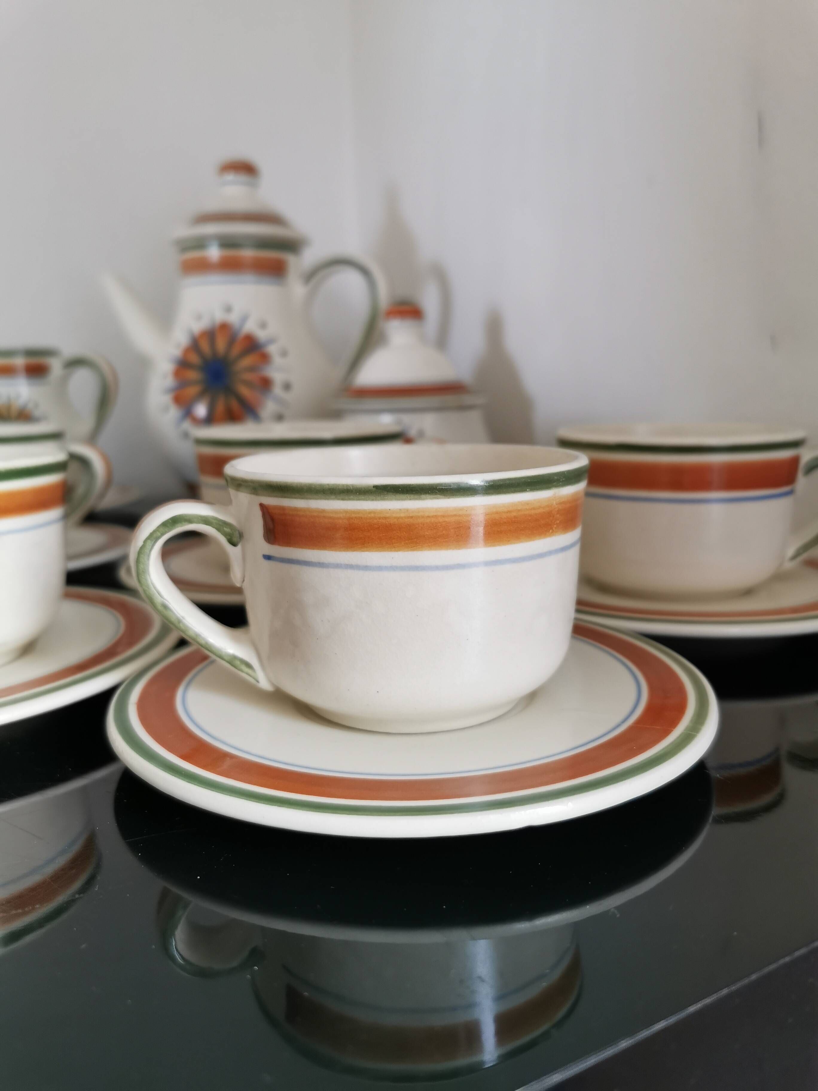 Service thé / café longchamp vintage
