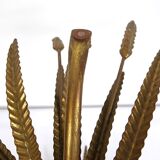 Hollywood Regency gilded sheaf of wheat coffee table in the style of Coco Chanel, 1960s