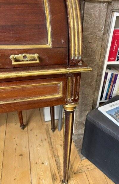 Louis XVI style cylinder desk