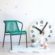 Fauteuil de jardin en métal et scoubidou vert