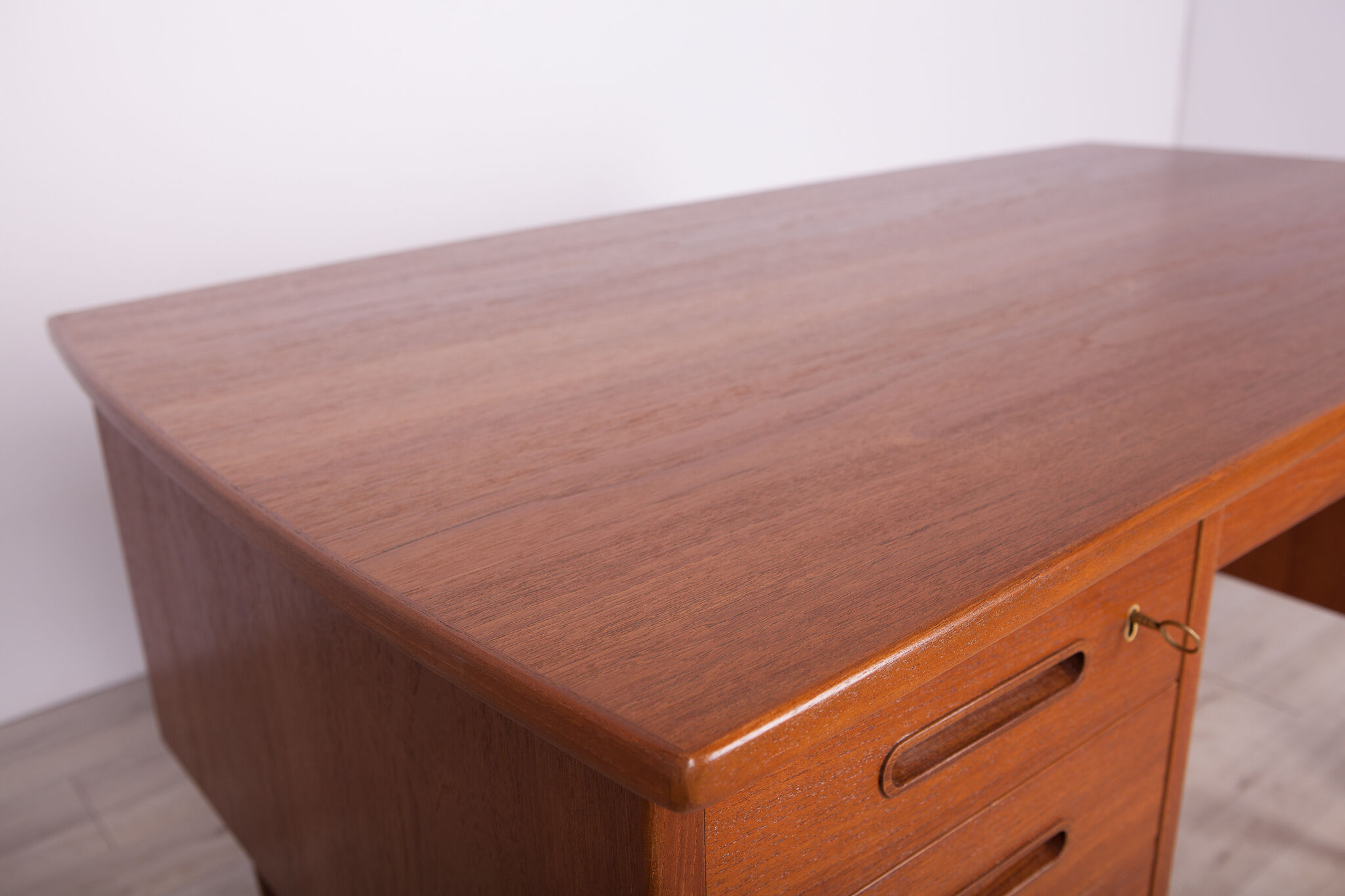 Mid-Century Danish Teak Desk, 1960s