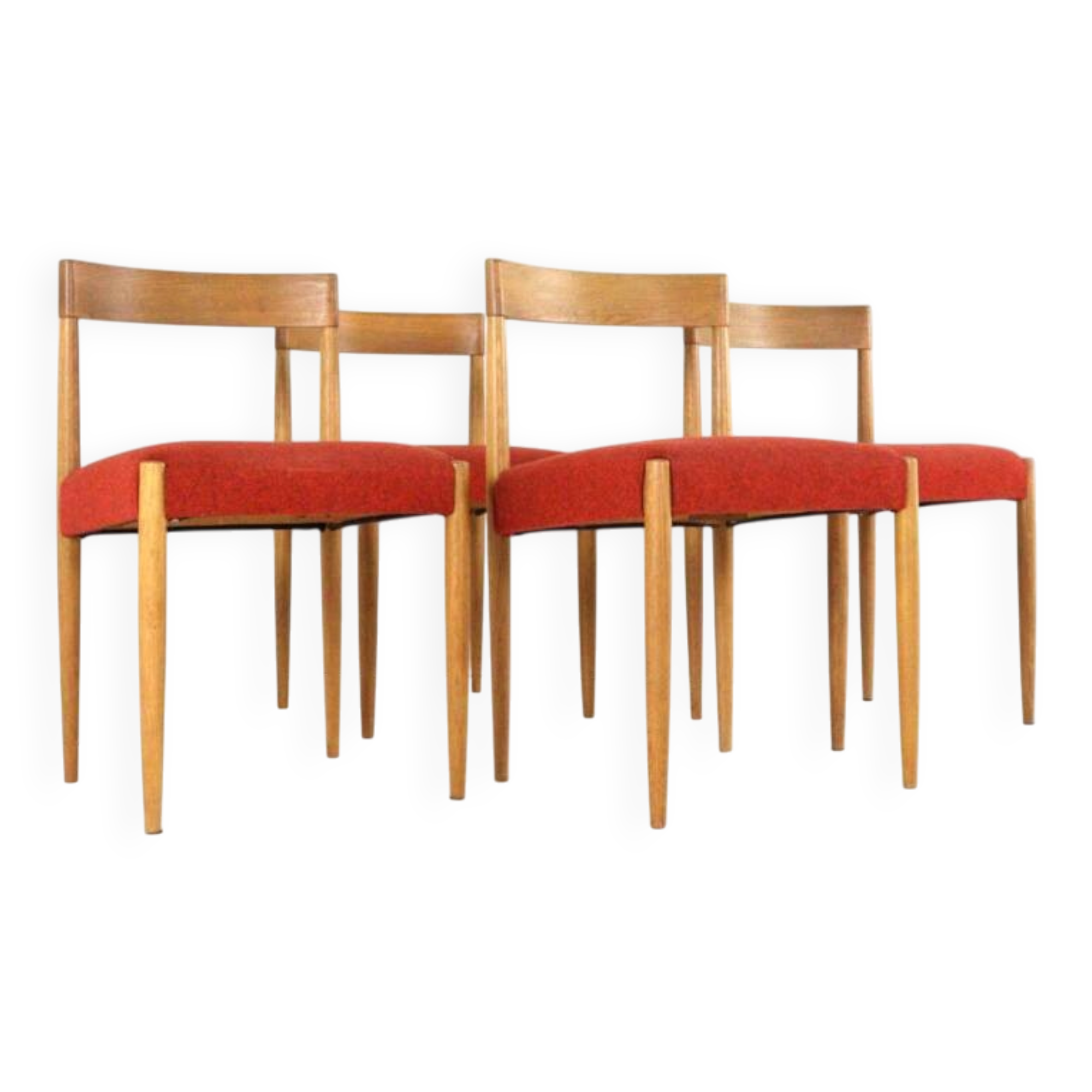 Set of Danish Oak Chairs - mid century modern danish design
