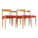Set of Danish Oak Chairs - mid century modern danish design