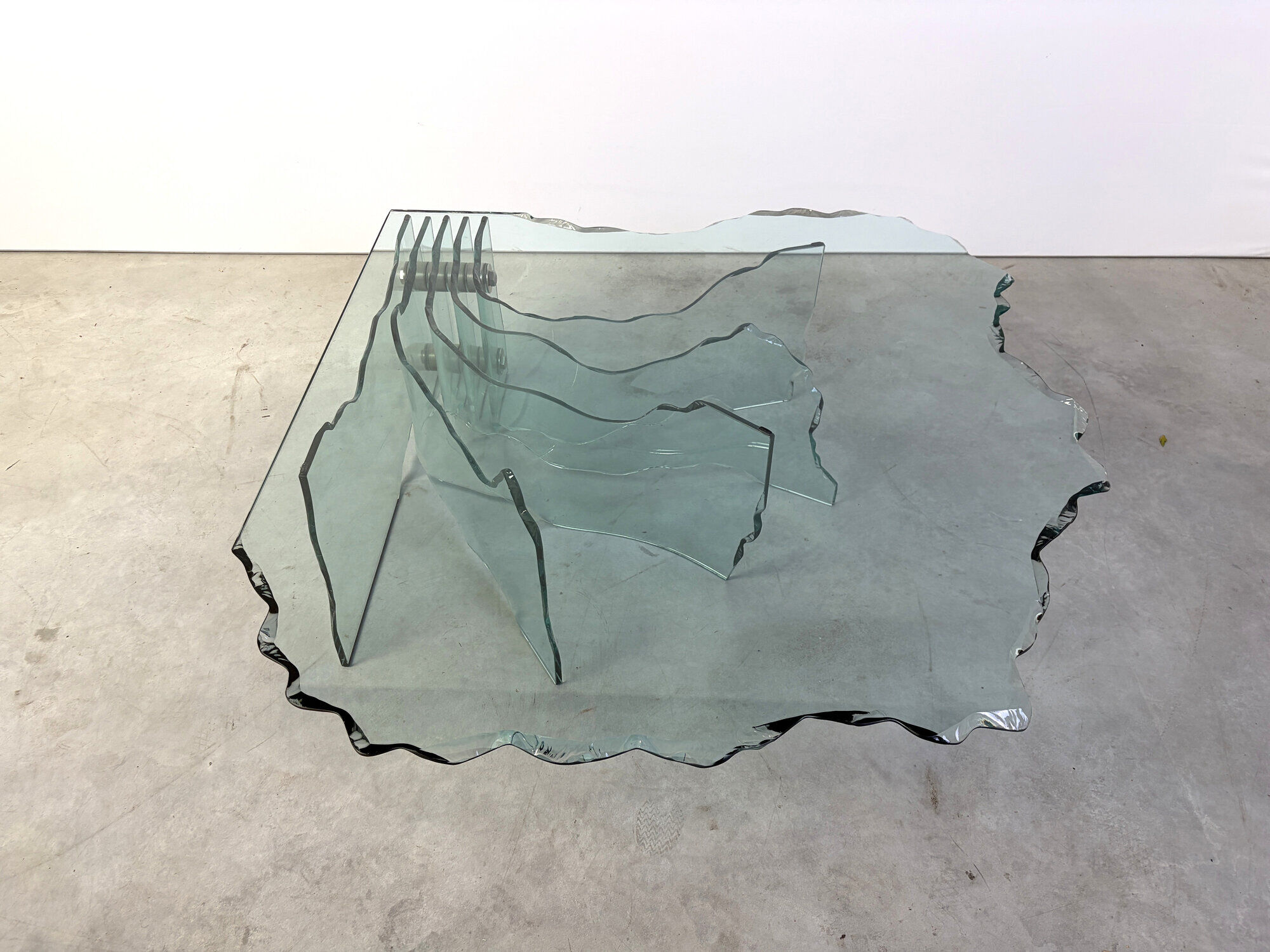 Shell coffee table by Danny Lane, 1980s