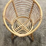 Fauteuil rotin enfant