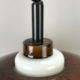 70s hanging lamp ceiling lamp lamp light space age enamel glass Hustadt