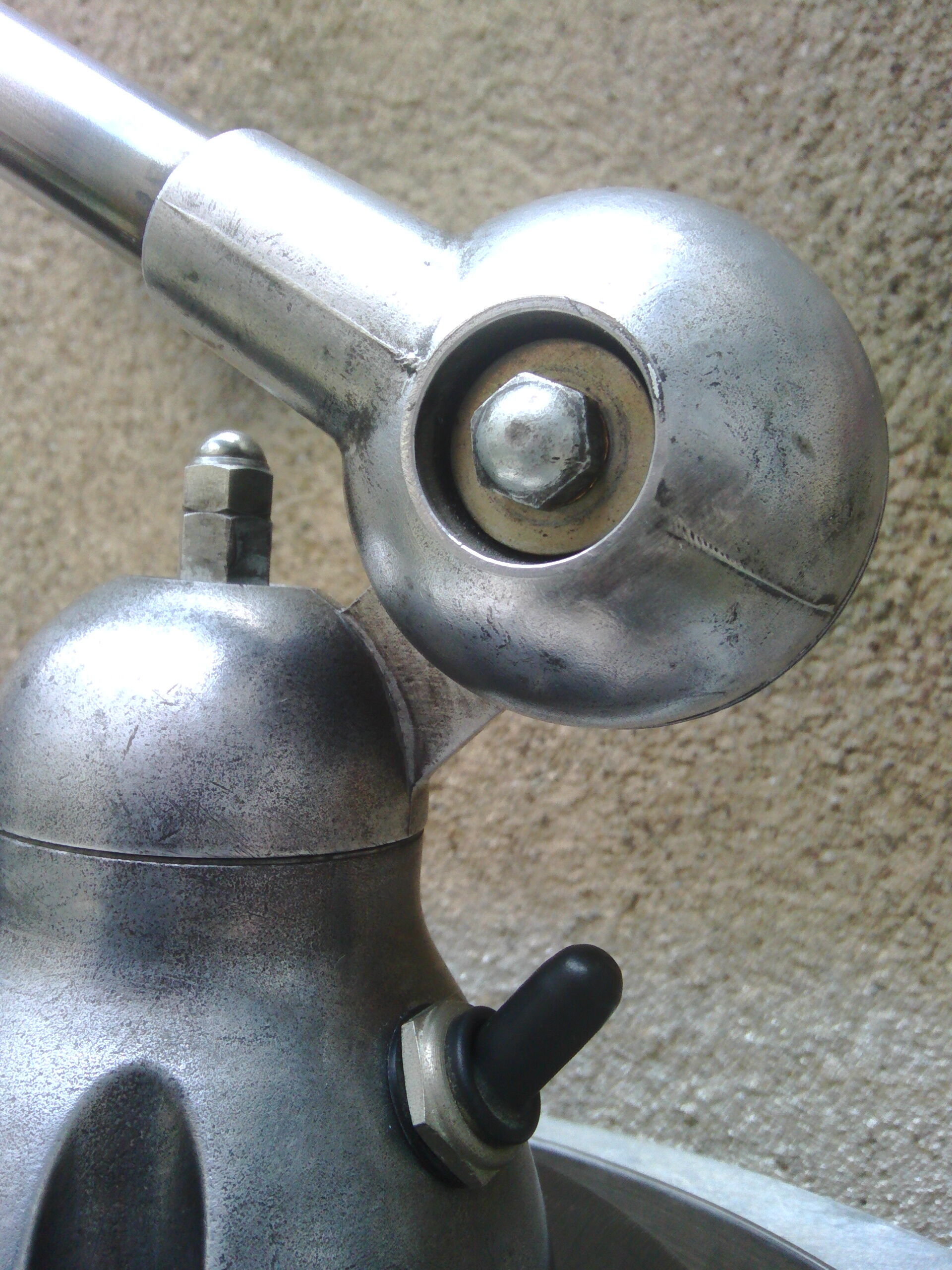 Jielde graphite lamp 2 arms 40 cm