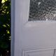 Glass door 82,8x215,3cm old translucent glazing