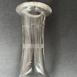 Carafe à décanter en verre gravé