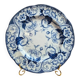 Large ironstone dish Creil & Montereau – Flora model – 30.5 cm