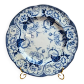 Large ironstone dish Creil & Montereau – Flora model – 30.5 cm