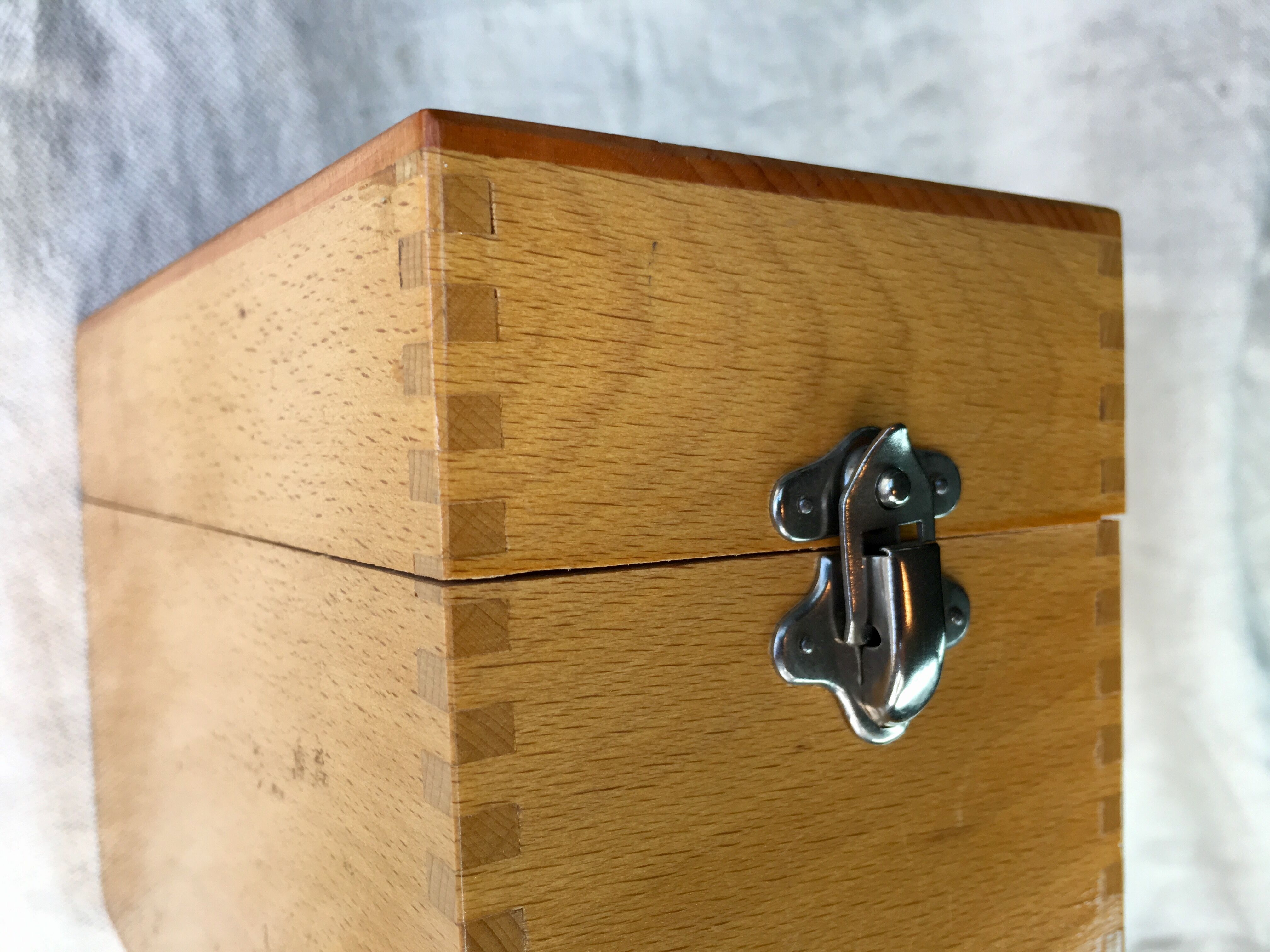 Wooden box workbook or directory