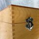 Wooden box workbook or directory