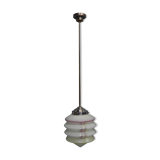 Art deco hanging lamp with lantern shade