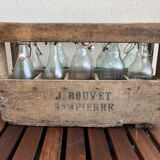 Wooden crate - lemonade bottles