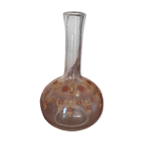 Carafe ancienne en verre émaillé
