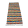 Traditional handmade multicolored striped margoum rug -150x75cm