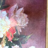 Still life with a bouquet of flowers.