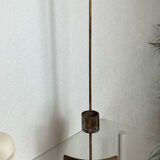 Large brutalist wrought iron chandelier, 1970s