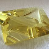 Diamond-shaped faceted ashtray