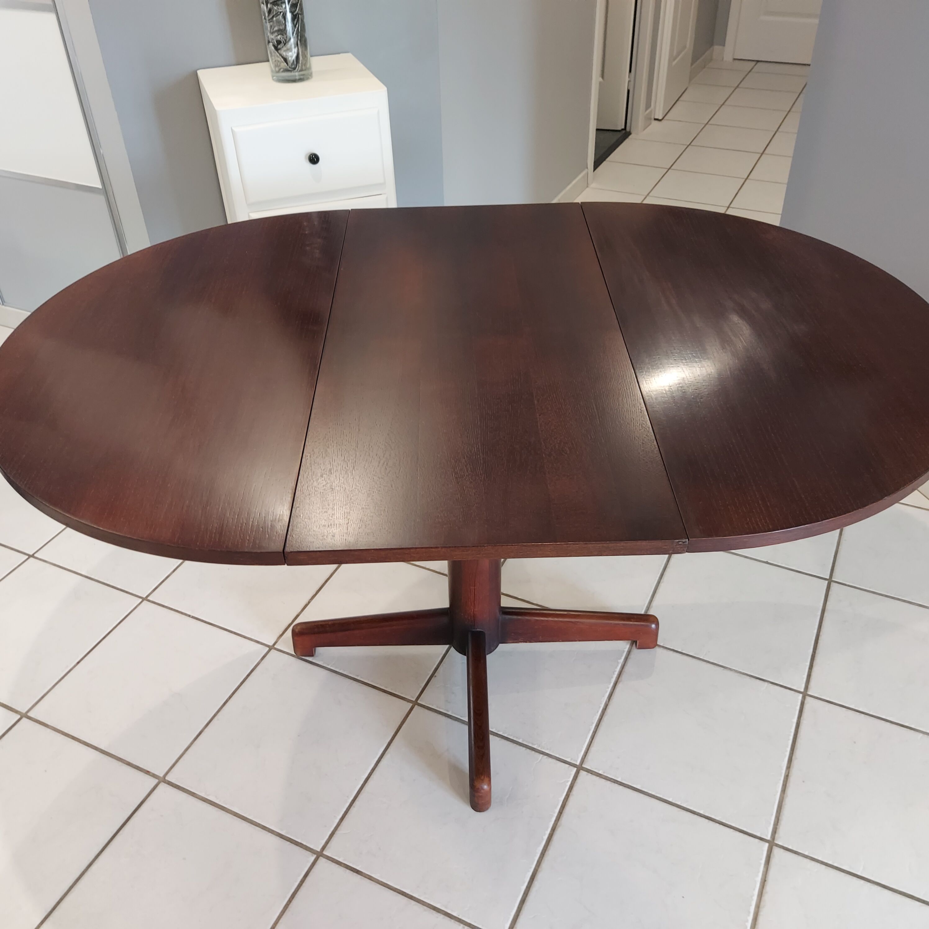 Vintage Scandinavian teak lifting coffee table 1970s