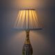 Hand-Painted Yellow Chinoiserie Porcelain Lamp, circa 1900