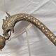 Lampe naga en bronze années 1930
