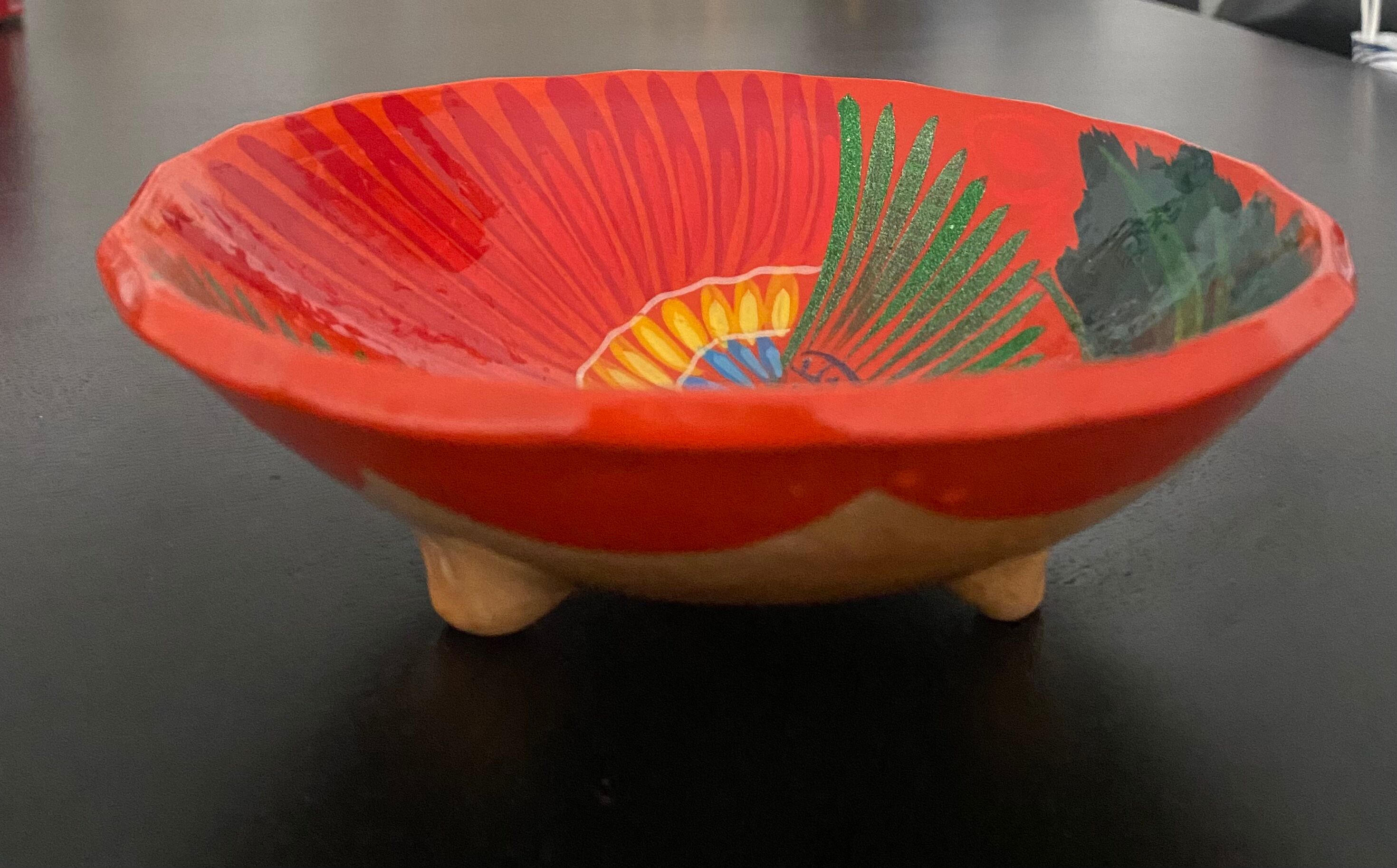 Cup, terracotta pocket empty