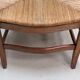 Chaise à langer paillée en merisier, époque directoire - 1ère partie du xixe