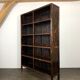 Vintage bookcase asian black