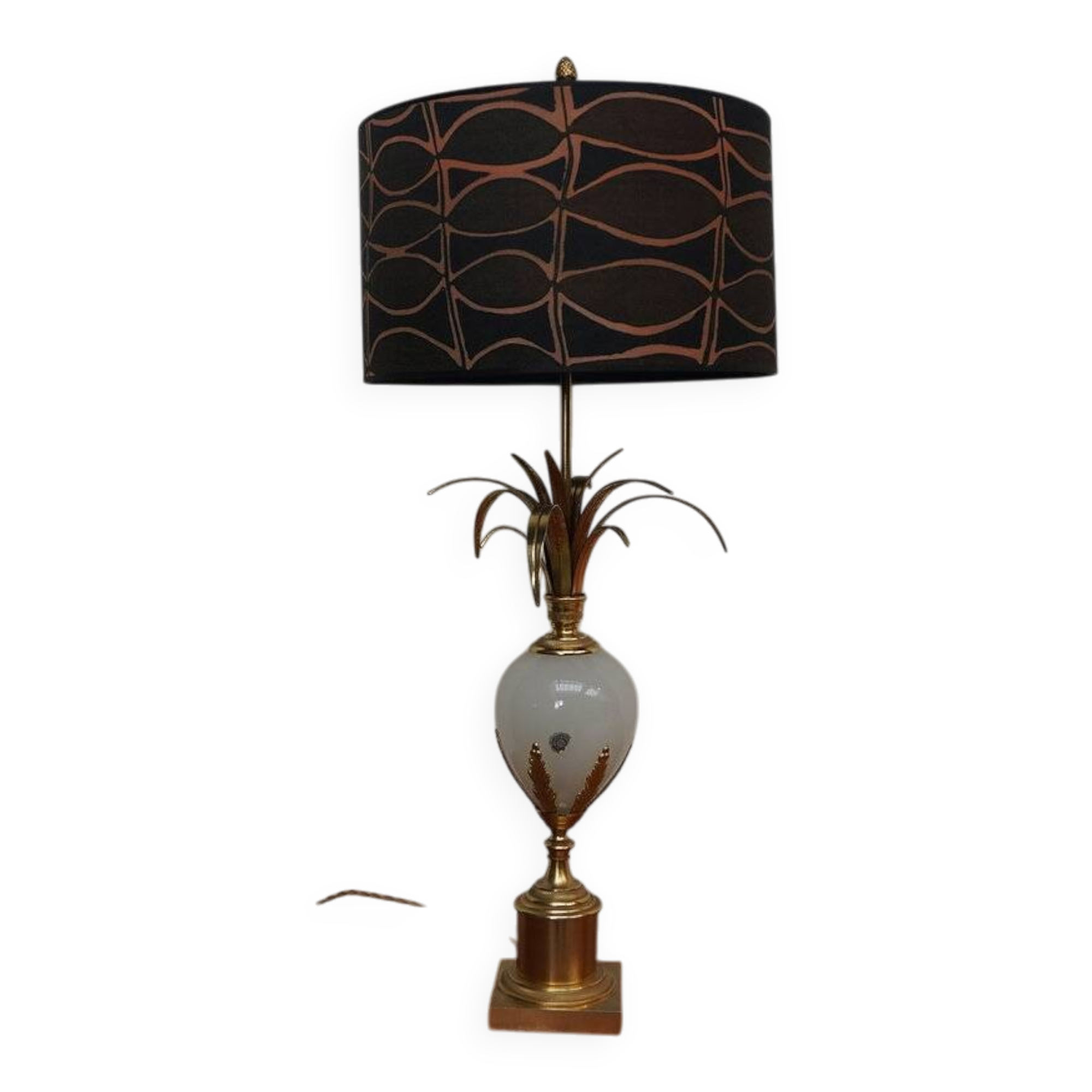 Boulanger Ostrich Egg table lamp, 1960s