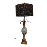 Lampe de table Boulanger en œuf d'autruche, années 1960
