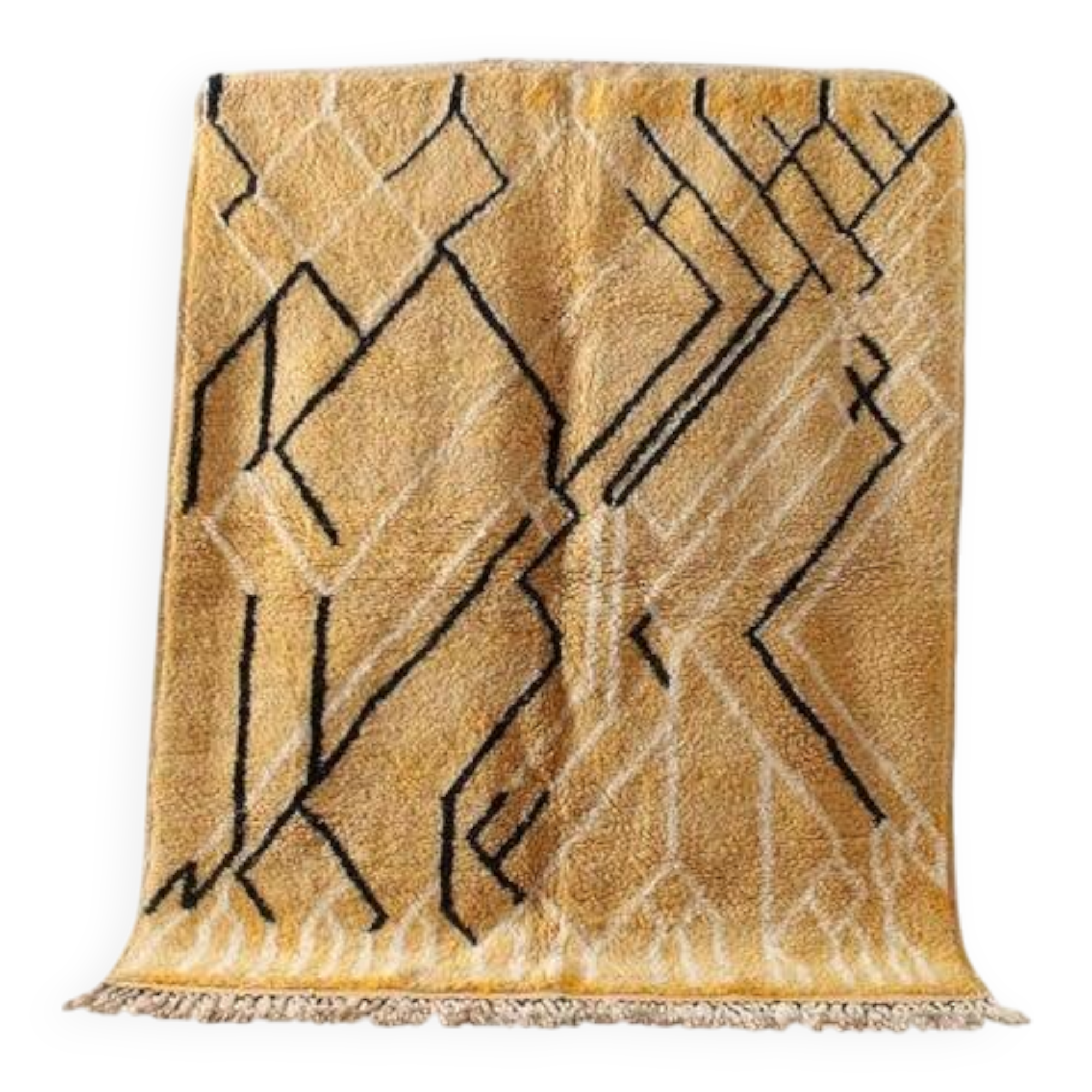 Yellow Berber rug 150/250cm