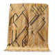 Tapis berbère jaune