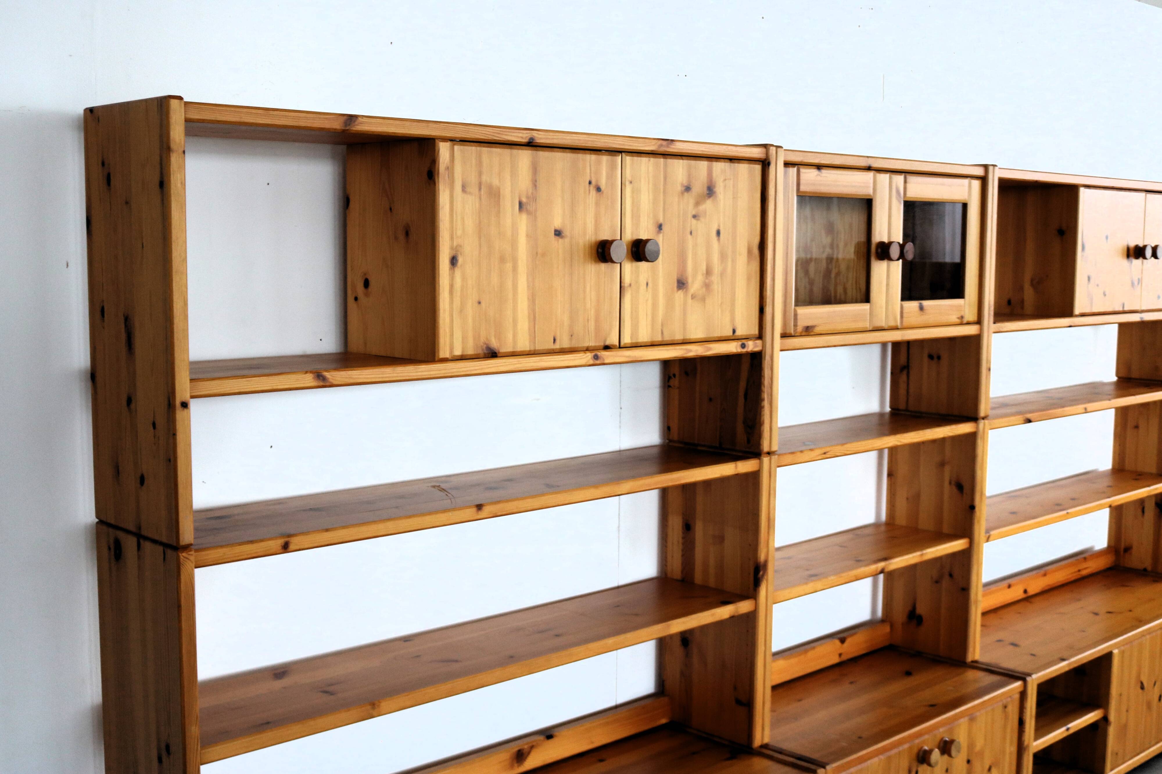 Vintage wall unit | wall cabinets | swedish | 70's