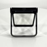 Double Black Table Mirror by Roberto Maderna for Gedy, 1970