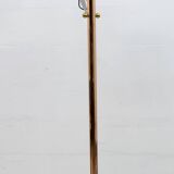 Relco Milano Modernist Italian Murano Glass and Brass Floor Lamp, 1980s