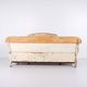 Antique storage bench – grey painted – pine wood – 1890s