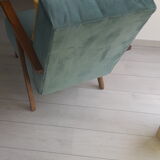 Armchair with seat redone