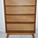 Bibliothèque en bois des années 50/60