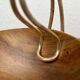 Mid-Century Modern Teak and Silver Plated Metal Bowl from Grasoli, Italy, 1960s