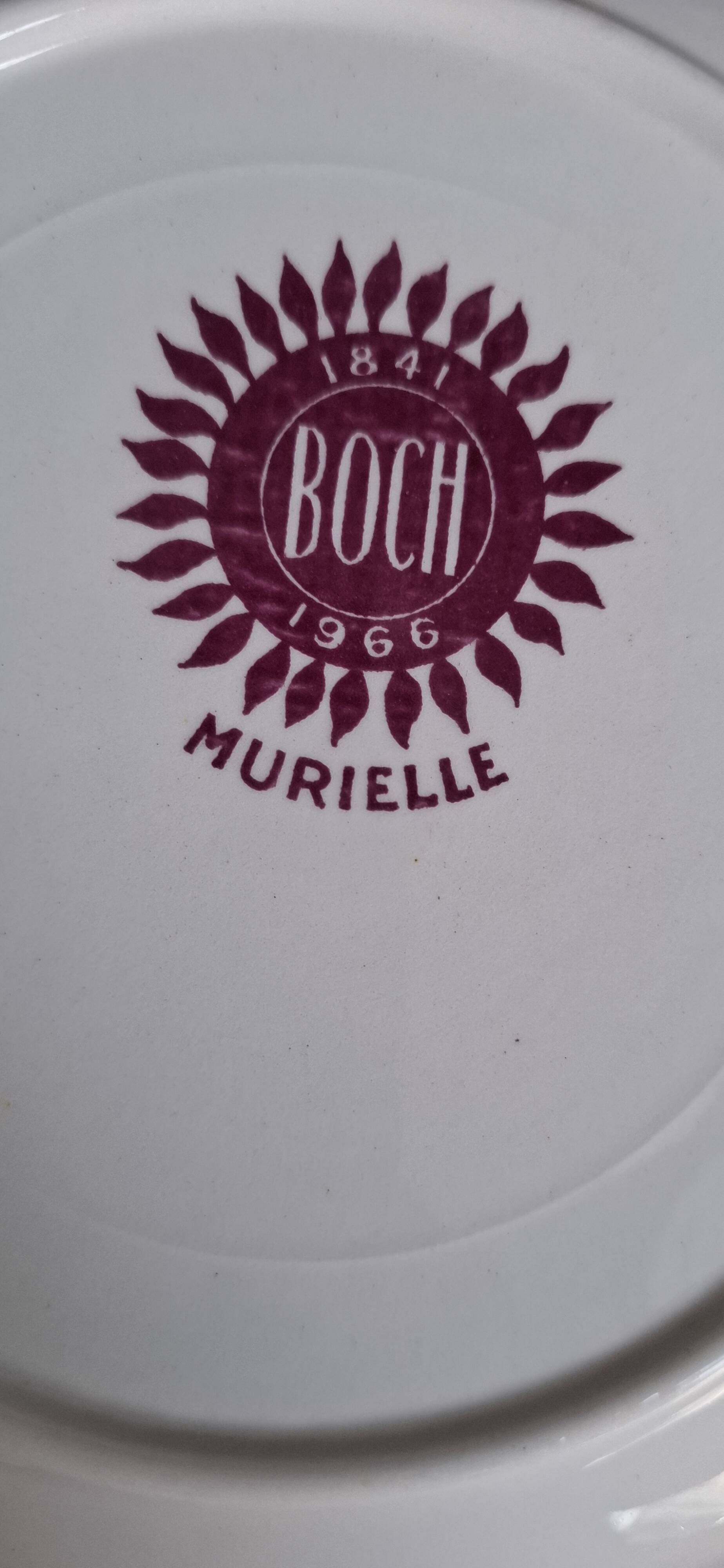 Set of 6 Murielle Boch plates