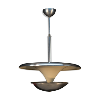 Bauhaus chandelier with indirect light, 1930s