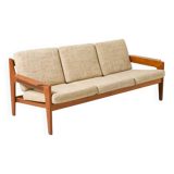 3 seater Mid-century Modern Teak sofa by Arne Wahl Iversen for Komfort