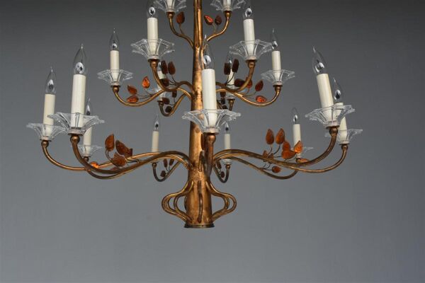Lustre 16 feux style 1940